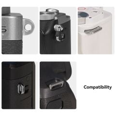SmallRig 5209 Evrensel Deri Kamera Omuz Askısı (Kahverengi)
