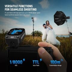 NEEWER QZ-S TTL Kablosuz Flaş Tetikleyici