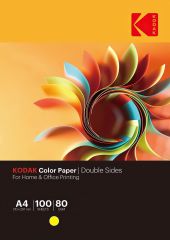 Kodak A4 Renkli Fotokopi Kağıdı 80gr-100 Ad.- Canlı Sarı