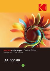 Kodak A4 Renkli Fotokopi Kağıdı 80gr-100 Ad.- Canlı Yeşil