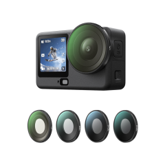 Telesin Osmo Action 6 için Dişli Montaj Filtre Seti