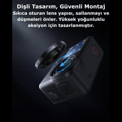 Telesin Osmo Action 6 için Dişli Montaj Filtre Seti