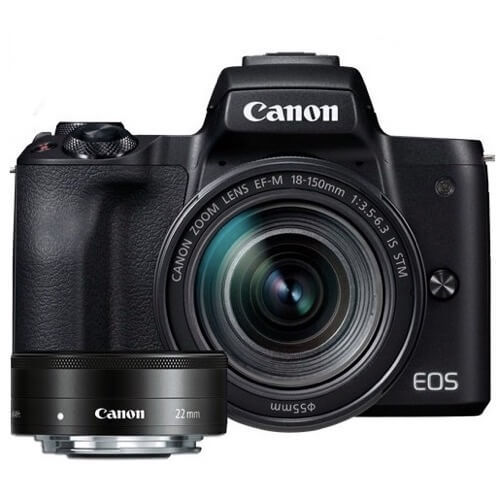 Canon EOS M50 18-150mm + 22mm STM Kit