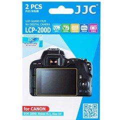 JJC LCP-200D LCD Ekran Koruyucu Film 2'li Paket (Canon 200D, 250D, RP)
