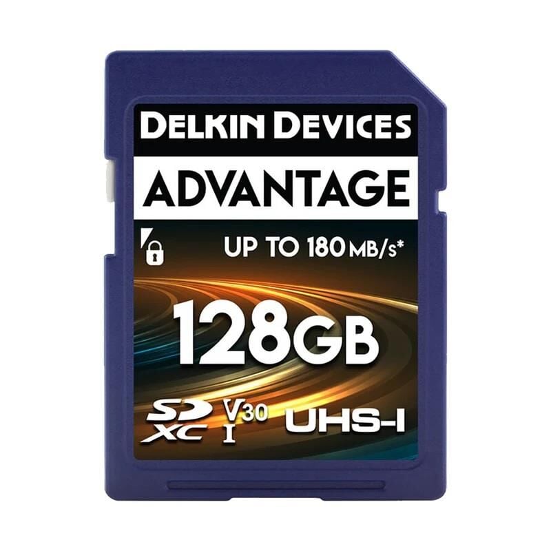 Delkin Devices 128GB Advantage UHS-I SDXC (180MB/s) Memory Card