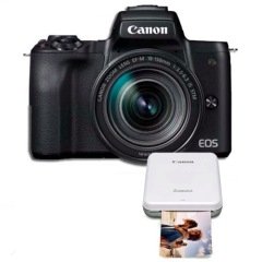 Canon EOS M50 18-150mm STM + Zoemini Fotoğraf Yazıcı Kit
