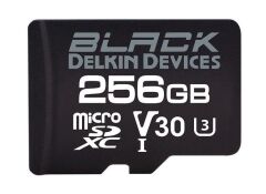 Delkin Black 256GB Micro SD UHS-I V30 Hafıza Kartı