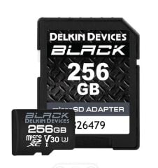 Delkin 256GB Micro SD UHS-I V30 Black Hafıza Kartı