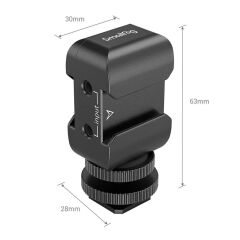 SmallRig 2996 Kablosuz Mikrofon için İkisi bir Arada Braket