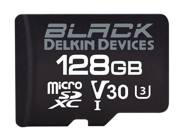 Delkin Black 128GB Micro SD UHS-I V30 Hafıza Kartı