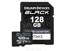 Delkin 128GB Micro SD UHS-I V30  Black Hafıza Kartı