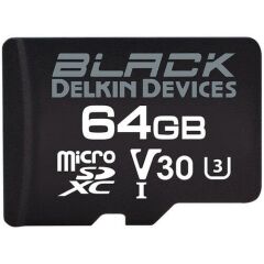 Delkin Black 64GB Micro SD UHS-I V30 Hafıza Kartı
