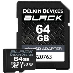 DELKIN BLACK 64GB MICRO SD UHS-I  V30