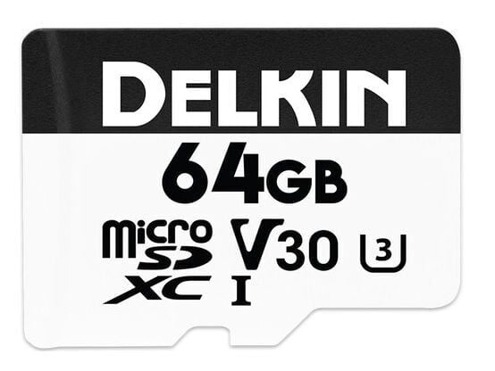 Delkin Hyperspeed 64GB Micro SD V30 Hafıza Kartı