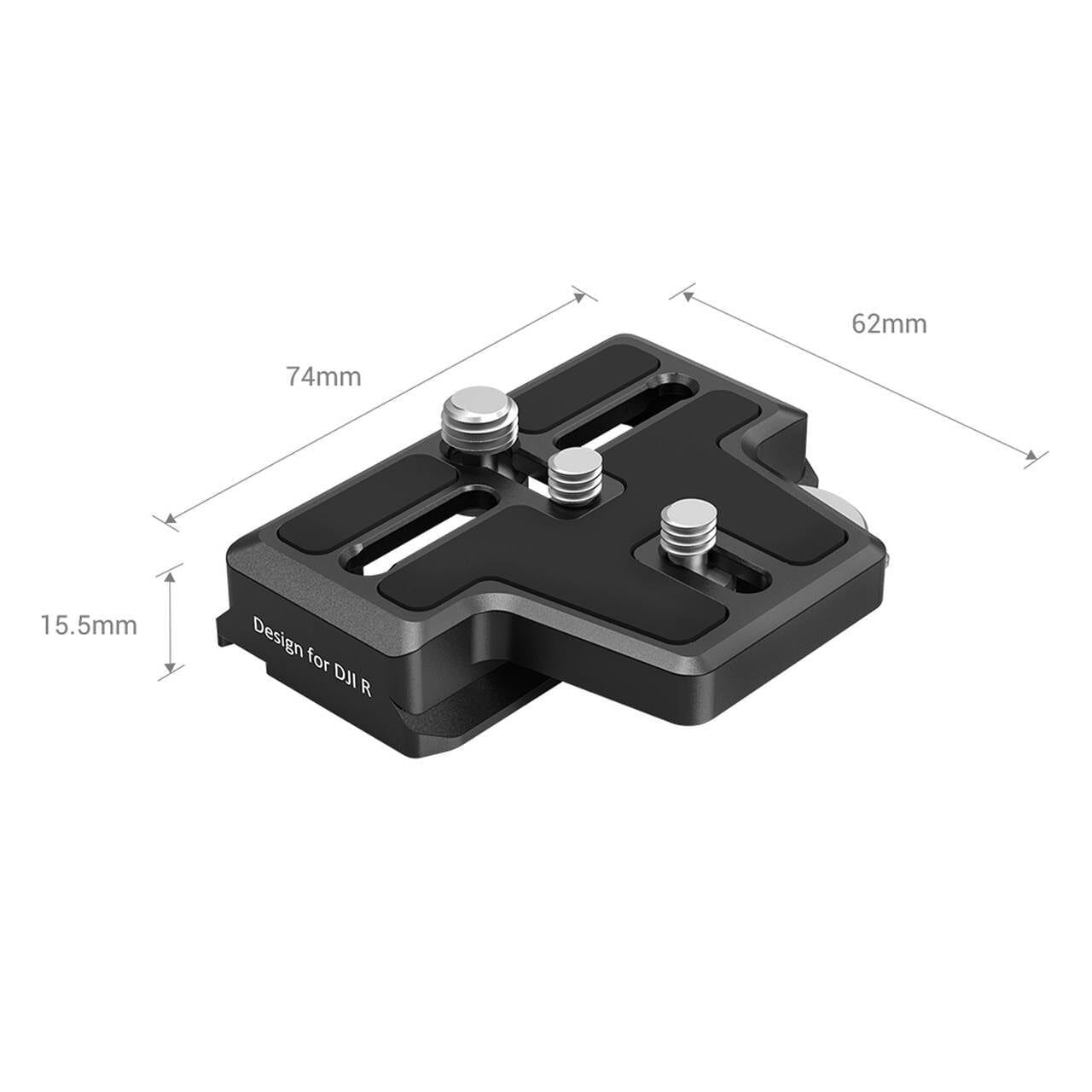 SmallRig 3162B DJI RS 2 / RSC 2 / RS 3 / RS 3 Pro / RS 4 / RS 4 Pro / RS 5 için Uzatılmış Arca Tipi Hızlı Çıkarma Plakası