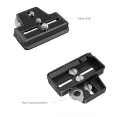 SmallRig 3162B DJI RS 2 / RSC 2 / RS 3 / RS 3 Pro / RS 4 / RS 4 Pro / RS 5 için Uzatılmış Arca Tipi Hızlı Çıkarma Plakası