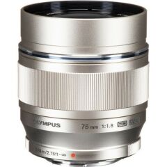 Olympus M.Zuiko 75mm 1.8  Silver Objektif  V311040Sw000