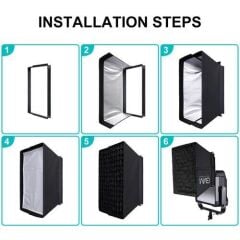 GVM YU200R Uyumlu Softbox