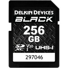 Delkin Black 256GB UHS-I SD V30 Hafıza Kartı