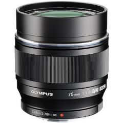 Olympus M.Zuiko 75mm 1.8  Black Objektif  V311040Bw000
