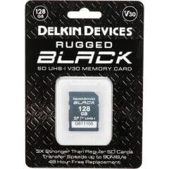 DELKIN BLACK 128GB UHS-I SD V30