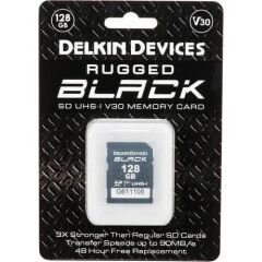 Delkin Black 128GB SD UHS-I V30 Hafıza Kartı