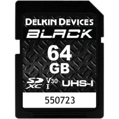 Delkin Black 64GB SD UHS-I V30 Hafıza Kartı