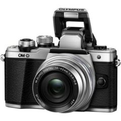 Olympus OM-D E-M10 Mark II 14-42mm EZ ile Aynasız Fotoğraf Makinesi Gri
