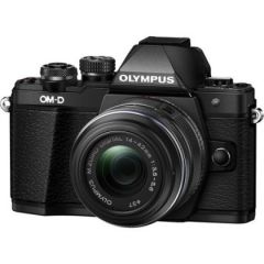 Olympus OM-D E-M10 Mark II 14-42mm EZ Aynasız Fotoğraf Makinesi (Siyah)