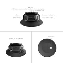 SmallRig 5399 5'' Elektrikli Vantuzlu Montaj Kiti