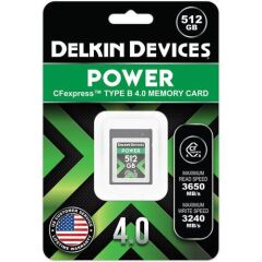 Delkin Power CF Express Type B 512GB 4.0 Hafıza Kartı (Okuma:1780 - Yazma:1700)