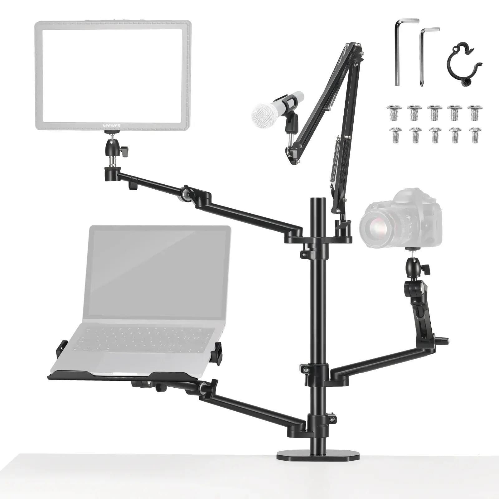 Neewer DS007 Dört Kollu Masaüstü Yayıncı Standı