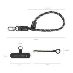 SmallRig 4990 FilMov Telefon Bileklik Kayışı (Siyah)