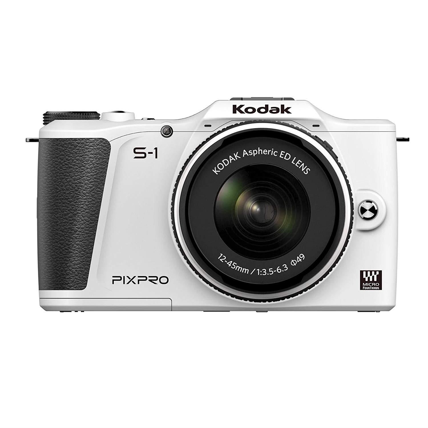 Kodak Pixpro Mirrorlens S1 DSLR Dijital Fotoğraf Makinesi-Beyaz