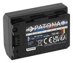 Patona 1360 Platinum Batarya Sony NP-FZ100 USB-C İçin