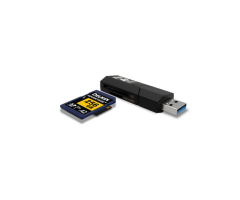 Delkin USB 3.1 Reader-55 SD ve MicroSD A2 Kart Okuyucu (Aktarım:170Mb/s)