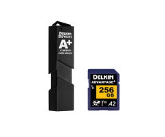 Delkin USB 3.1 Reader-55 SD ve MicroSD A2 Kart Okuyucu (Aktarım:170Mb/s)