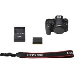 Canon EOS 90D Body DSLR Fotoğraf Makinesi (64GB Hafıza Kartı + WT 3540 Tripod Hediye)