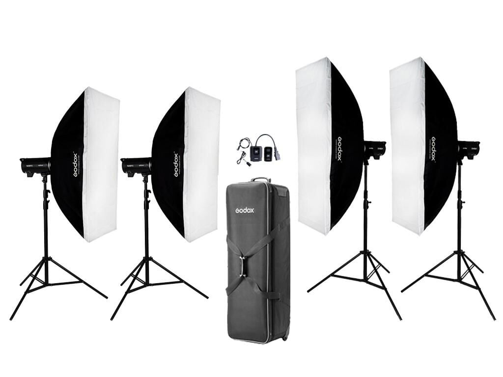 Godox DP800 III V / DP400 III V 4'lü Paraflaş Kit