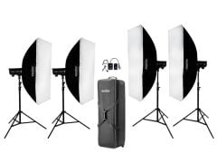 Godox DP800 III V / DP400 III V 4'lü Paraflaş Kit