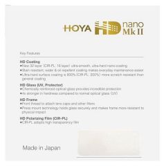 Hoya 49mm HD Nano MK II Circular Polarize Filtre