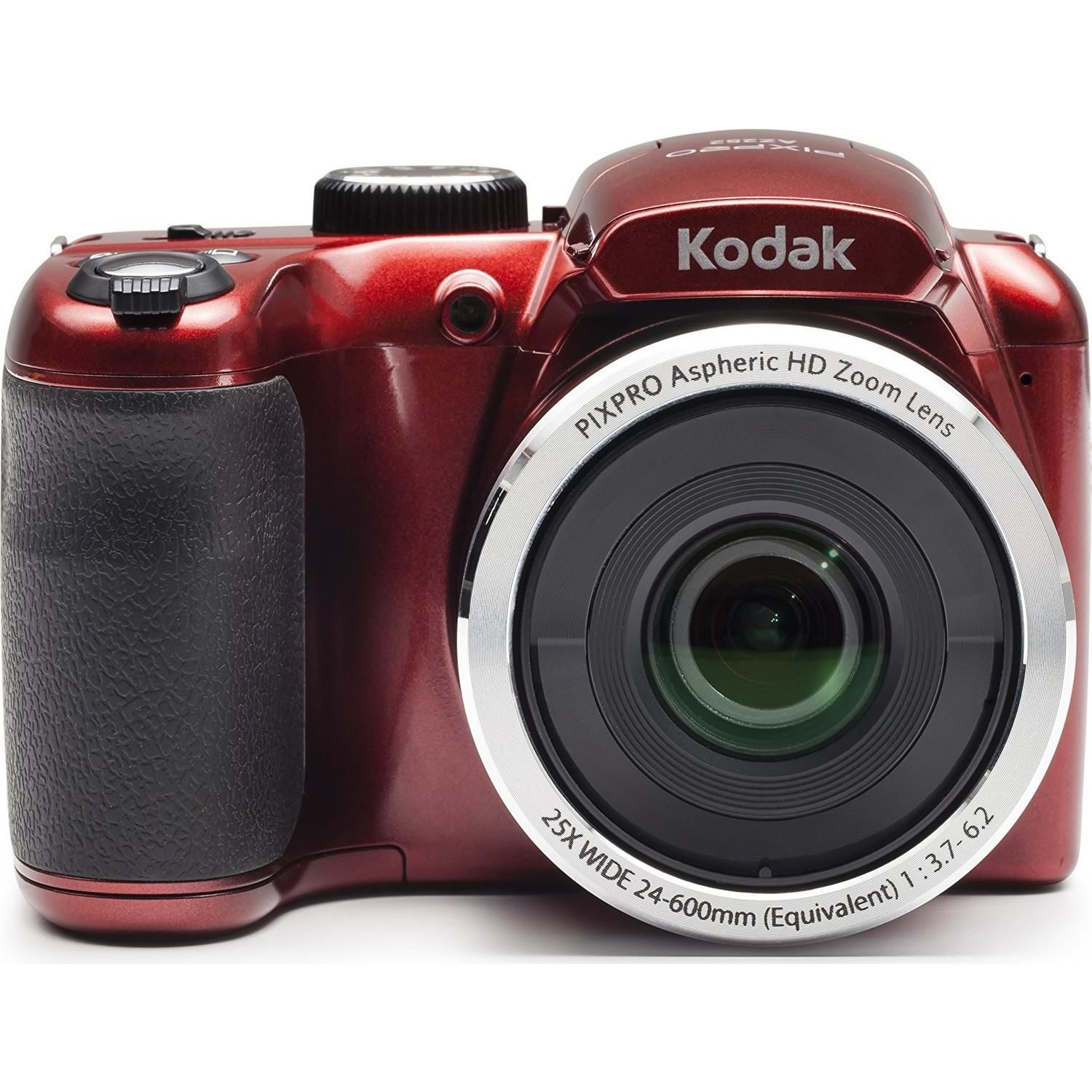 Kodak Astro Zoom AZ252/25x Yakınlaştırma Dijital Fotoğraf Makinesi-Kırmızı