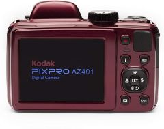 Kodak Astro Zoom AZ401/40x Yakınlaştırma Dijital Fotoğraf Makinesi-Kırmızı