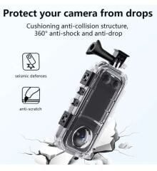 Oem Mark Insta 360 X4 Uyumlu Su Geçirmez Kılıf
