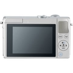 Canon Eos M100 15-45mm IS STM Aynasız Fotoğraf Makinesi (Beyaz)