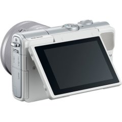 Canon Eos M100 15-45mm IS STM Aynasız Fotoğraf Makinesi (Beyaz)