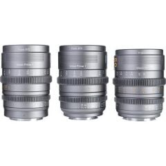 Sirui VP-1 Vision Prime T1.4 Full-Frame Multi-Mount Cine 3'lü Lens Kit