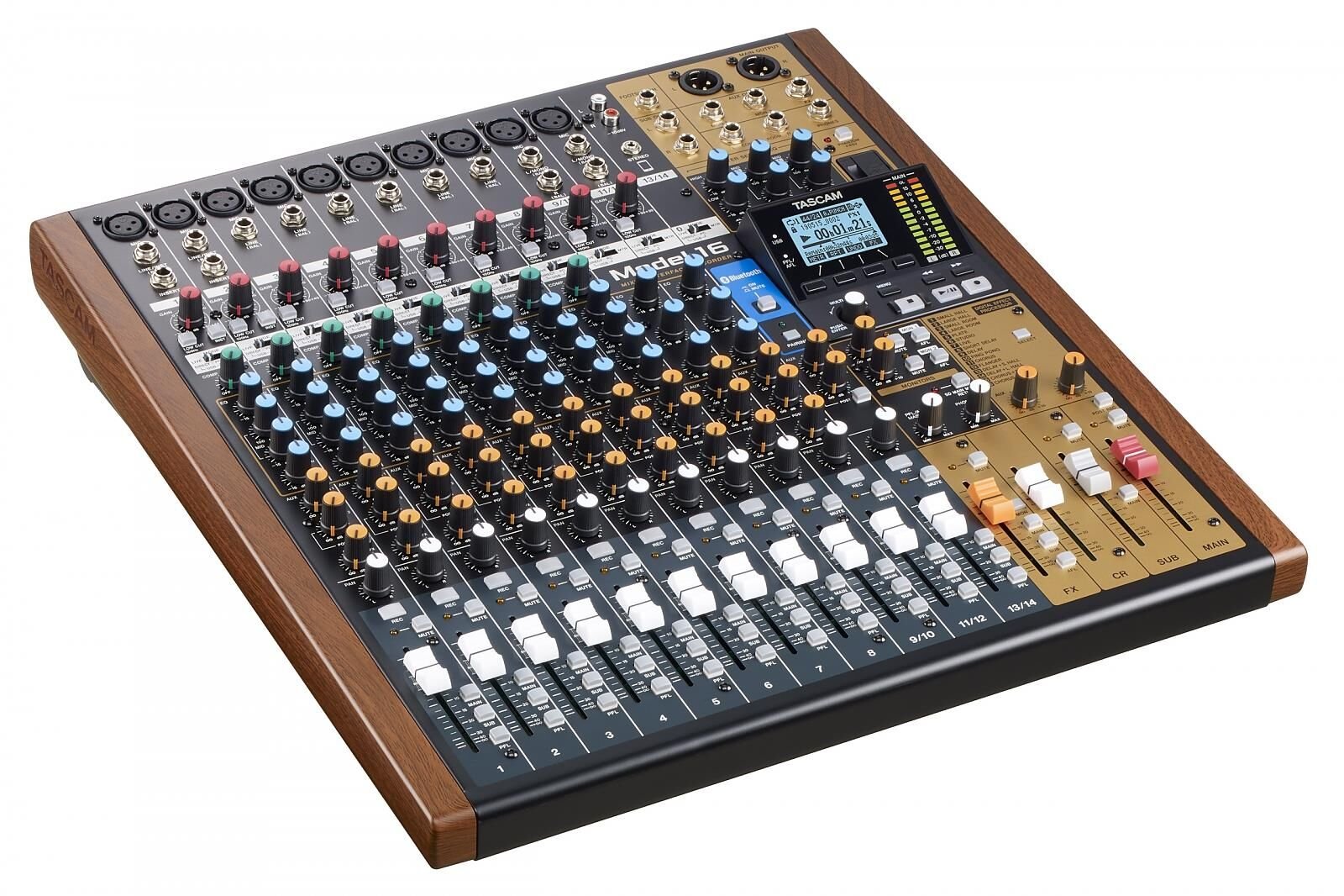 Tascam MODEL 16 14 Kanal Analog Mikser & 16 Kanal Digital Kayıt Özellikli Mikser