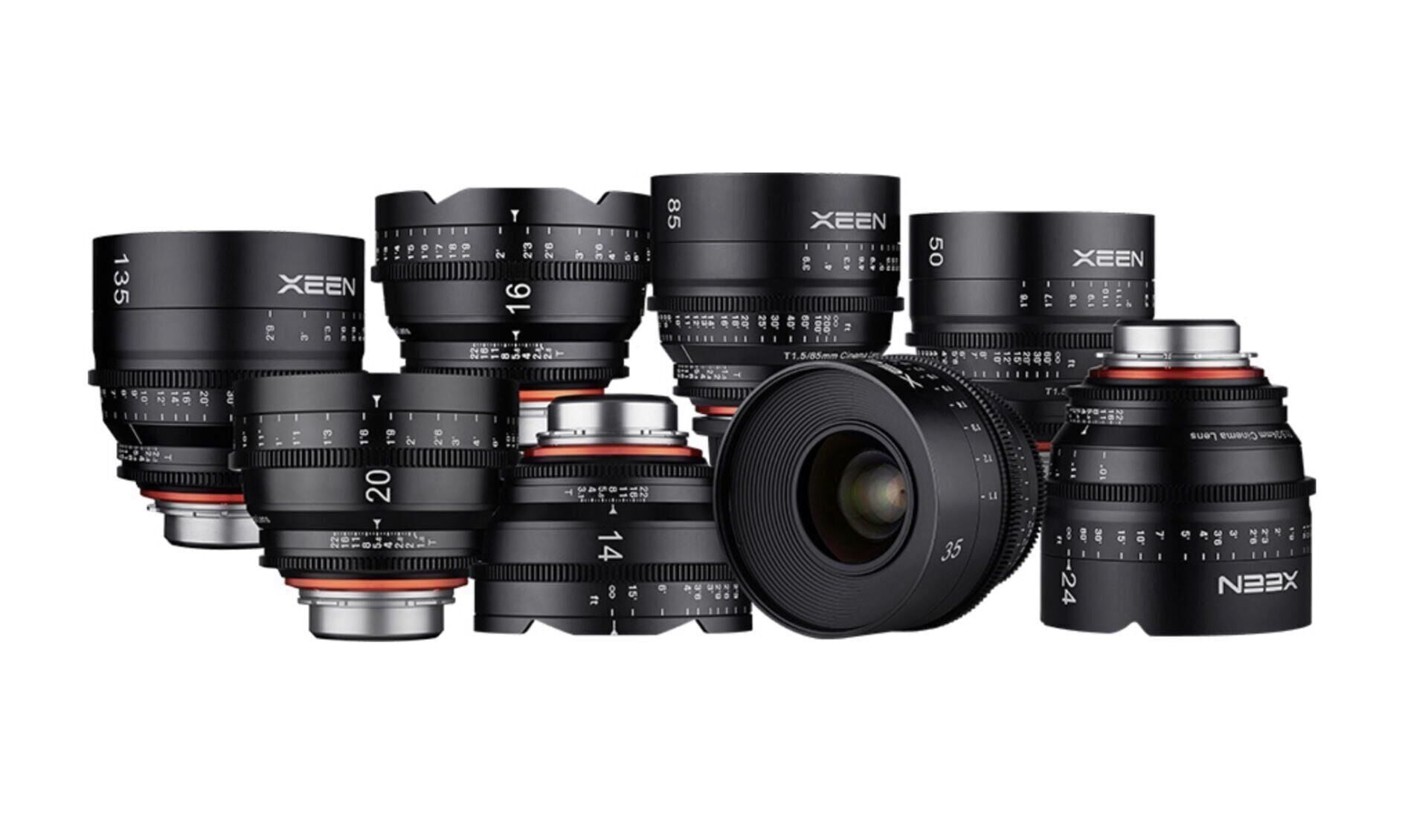 XEEN CLASSIC 14,16,20,24,35,50,85,135mm T1.5 Cine 8'li Set (Canon EF)