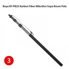 Boya Boom Pole Shutgun Mikrofon Seti V2